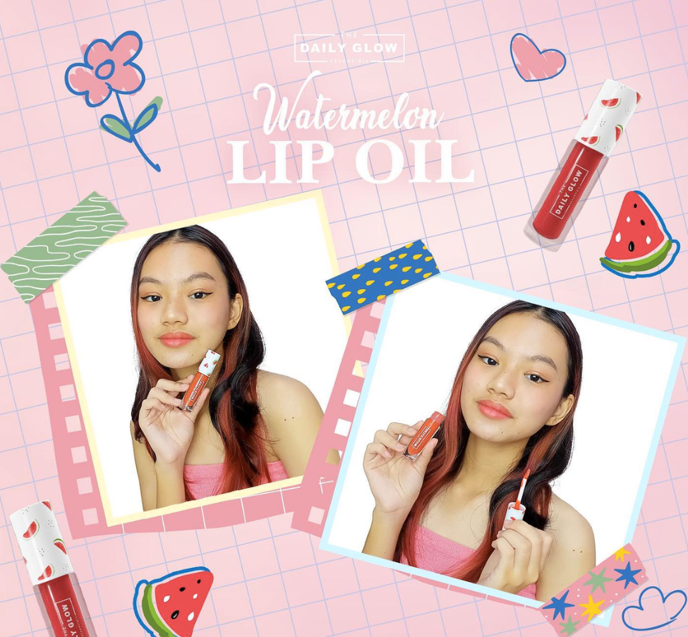The Daily Glow Watermelon Lip Oil