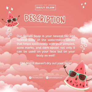 Watermelon Serum Soap 135g The Daily Glow