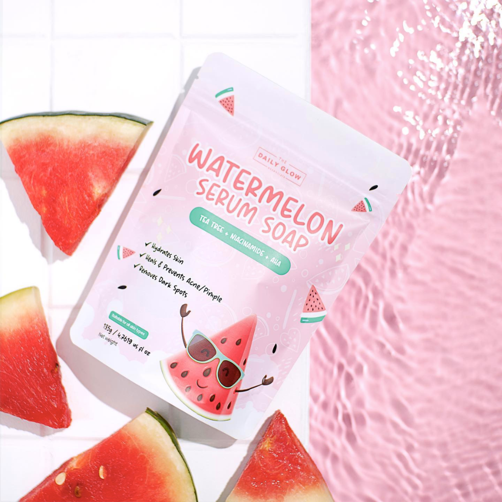 Watermelon Serum Soap 135g The Daily Glow