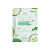 Green Tea and Cucumber Acne Care Serum Sheet Mask