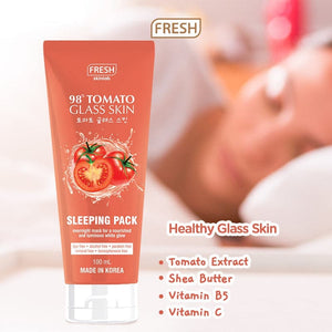 Tomato Glass Skin Sleeping Pack