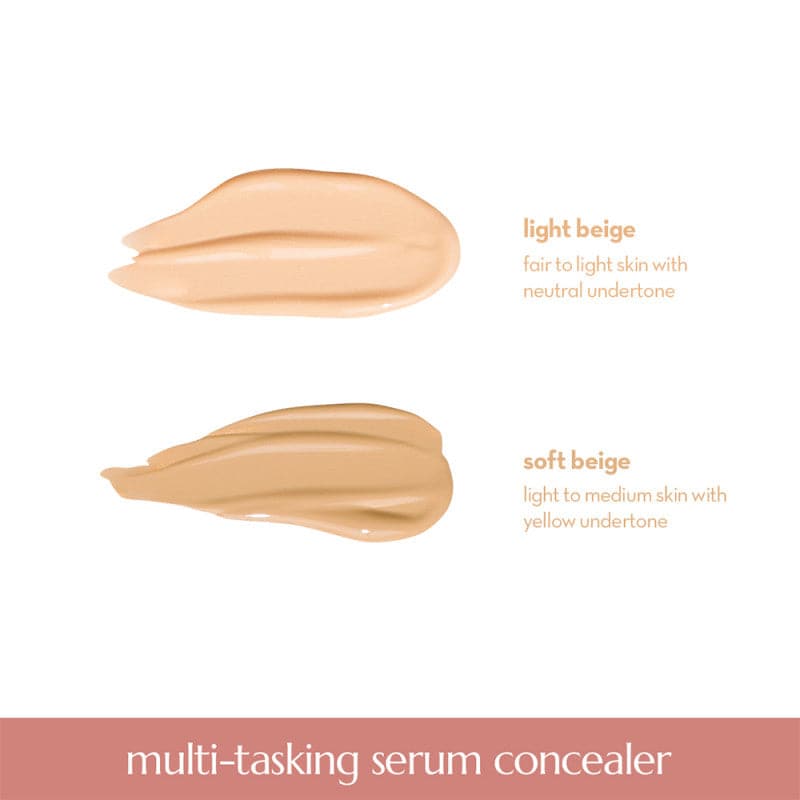Happy Skin Second Skin Multi-Tasking Serum Concealer - Light Beige swatch