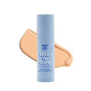 Happy Skin Ready To Glow Anti E-Aging Liquid Foundation - Honey Beige