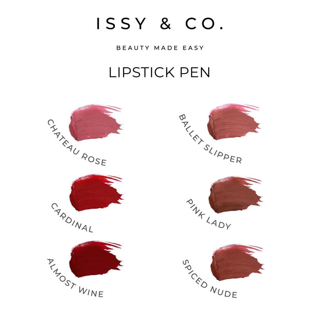 Issy and Co Lipstick Pen Swatches
