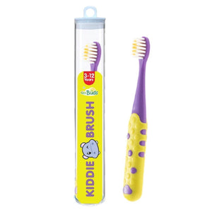 Tiny Buds KiddieToothbrush_3-12yrsold_Purple_Yellow