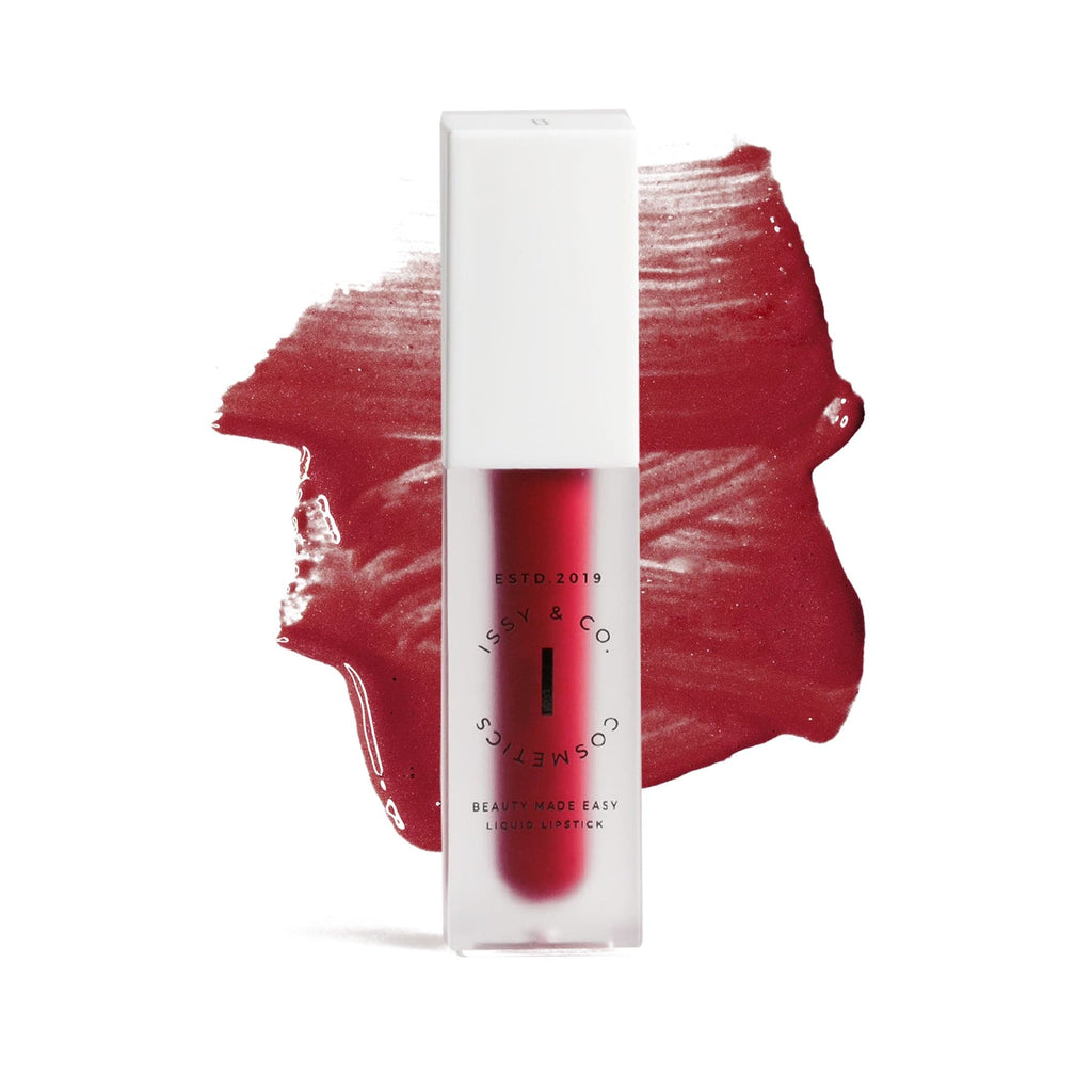 Liquid Lipstick - Haute Red with Swatch