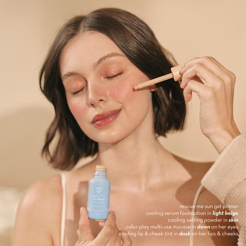 Happy Skin Fresh Dew Cooling Serum Foundation - Light Beige