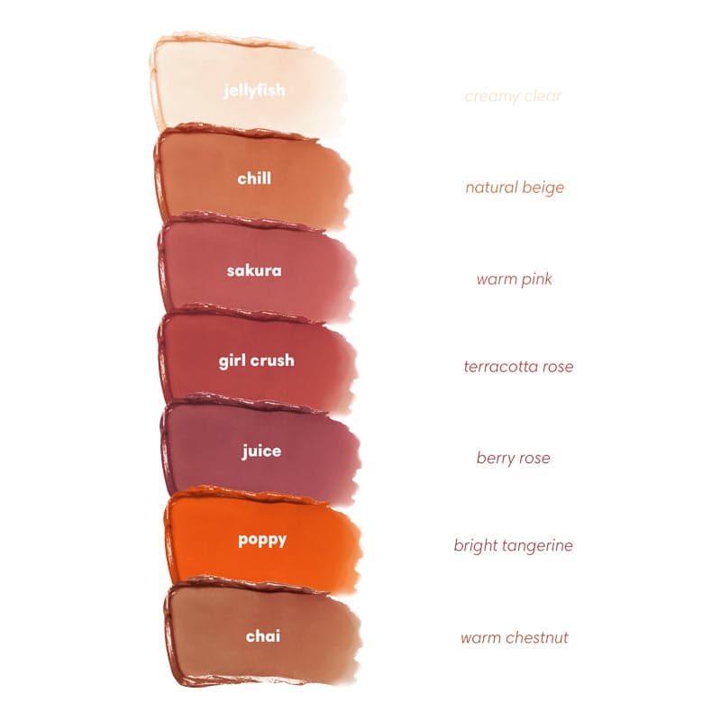 Sunnies Face Lip Treat - Juice Shade Swatches