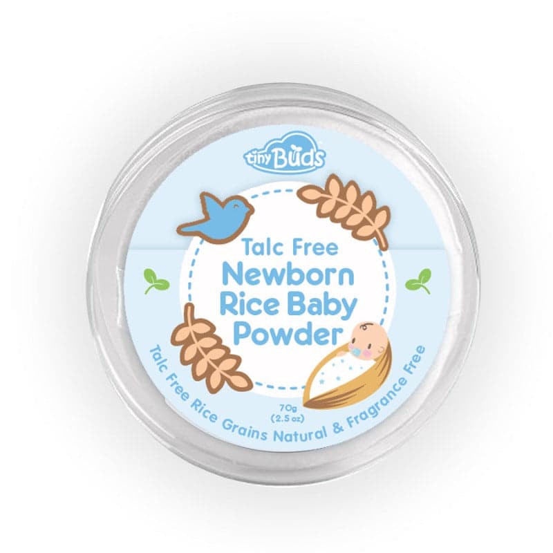 Tiny Buds Talc Free Newborn Rice Baby Powder