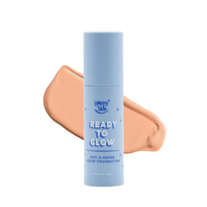 Happy Skin Ready To Glow Anti E-Aging Liquid Foundation - Pink Beige