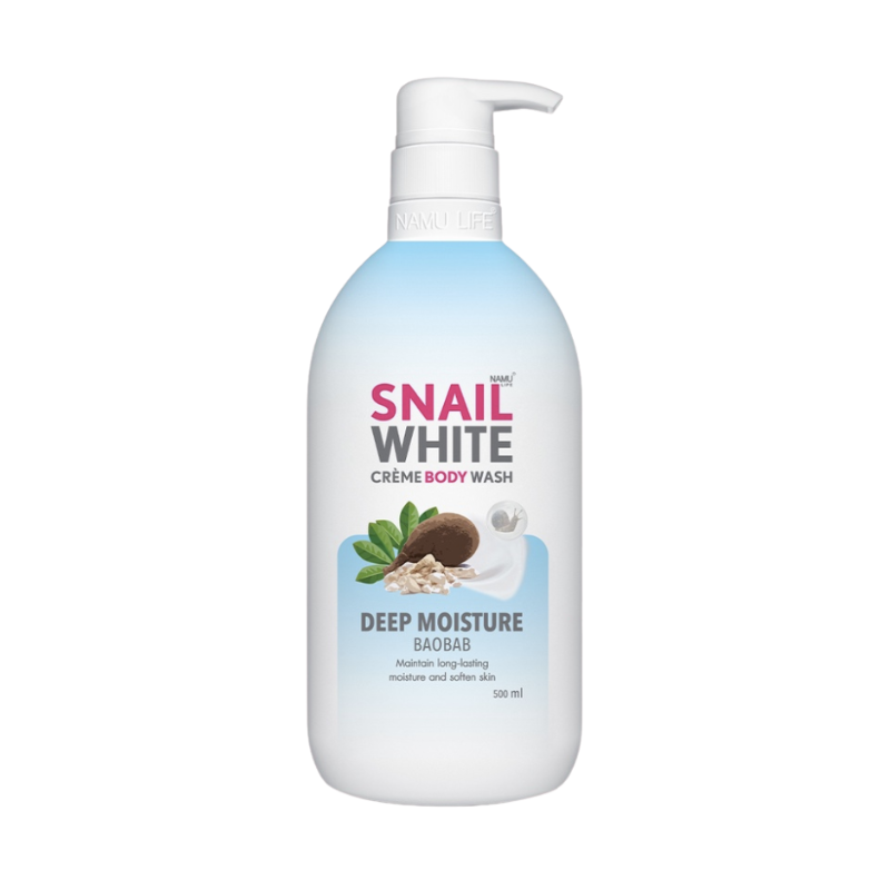 Snailwhite Creme Body Wash Deep Moisture Baobab