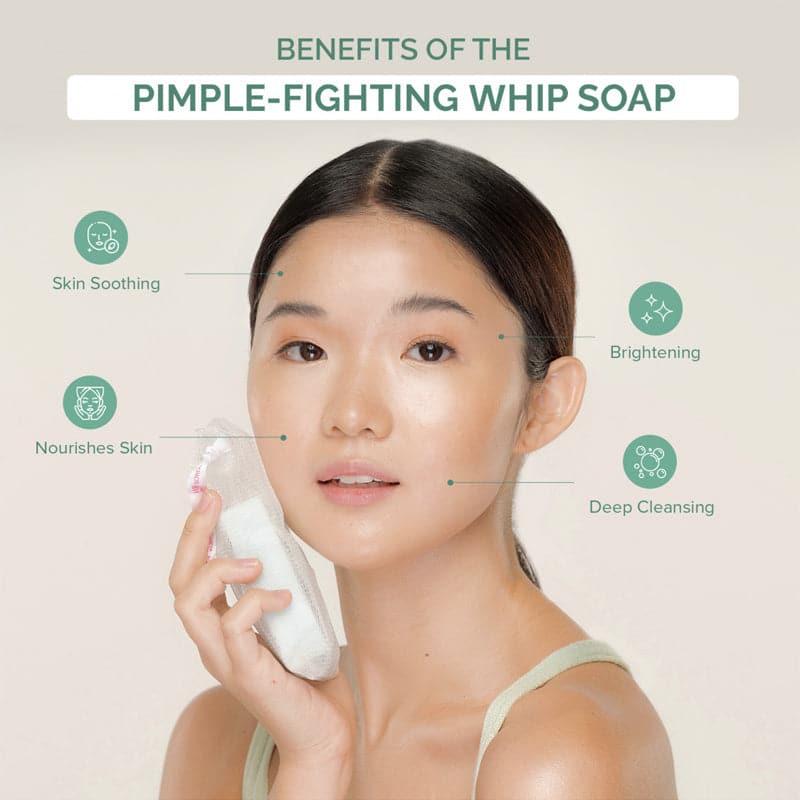 Seoul White Korea Bright & Clear Pimple-fighting Whip Soap