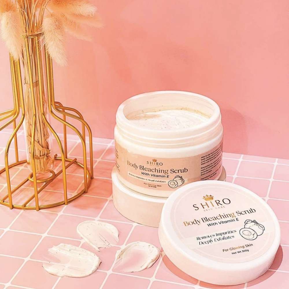 Shiro Skin Care Body Bleaching Scrub with Vitamin E