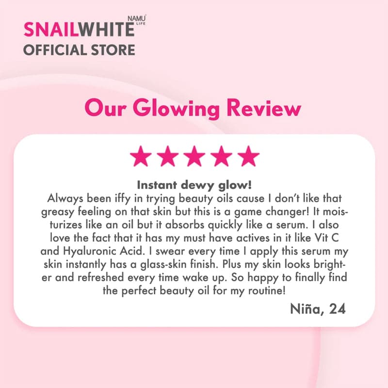 Snail White Beauty Glow Drops