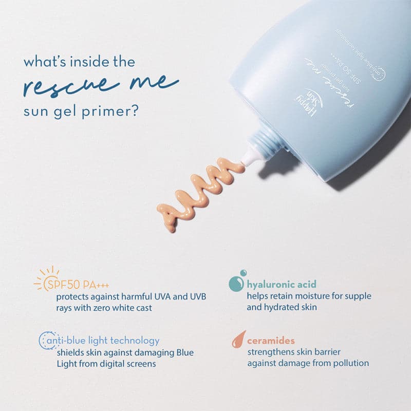 Happy Skin Rescue Me Sun Gel Primer With Anti-Blue Light Technology