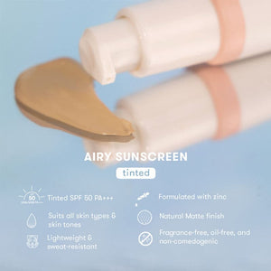 BLK Cosmetics Day Dream Airy Sunscreen - Tinted