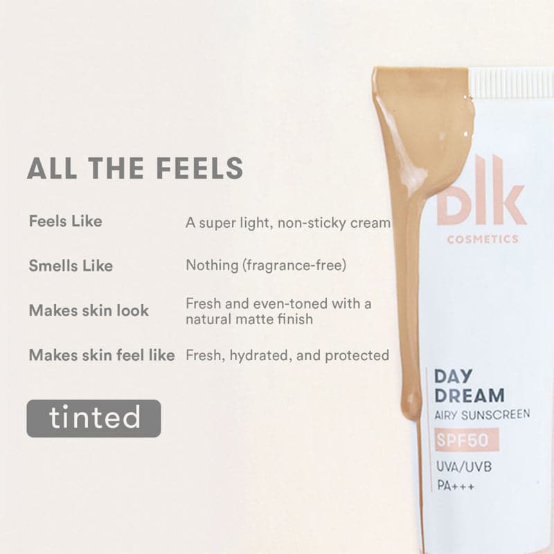 BLK Cosmetics Day Dream Airy Sunscreen - Tinted