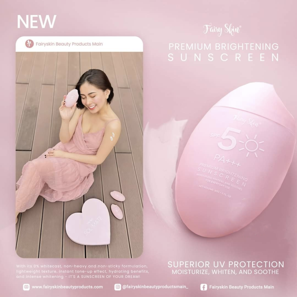 Fairy Skin Premium Brightening Sunscreen 50g