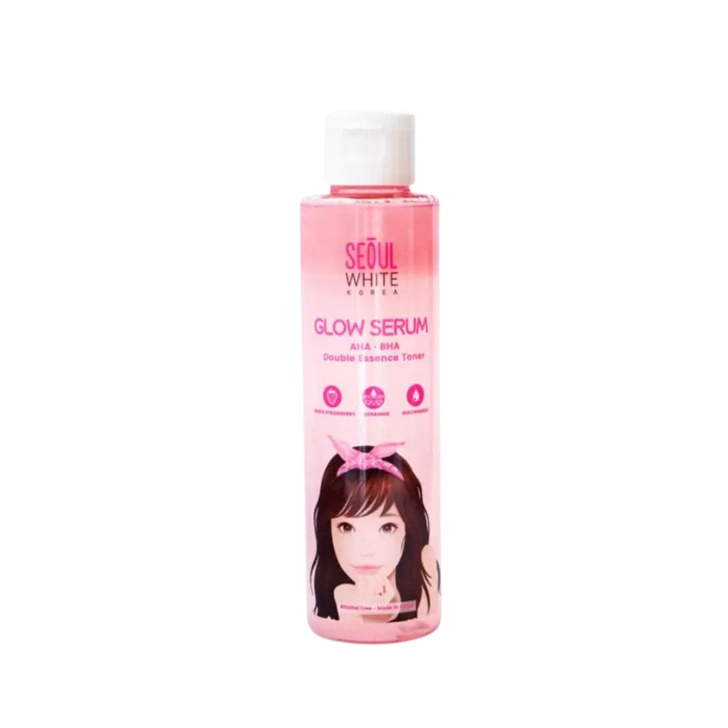 Seoul Skin White Glow Serum AHA BHA Double Essence Toner