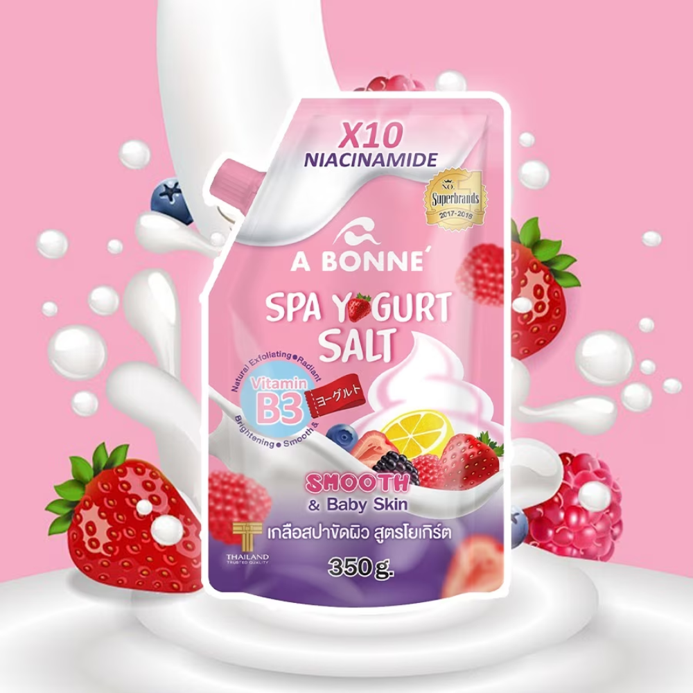 Spa Yogurt Salt with 10x Niacinamide 350g