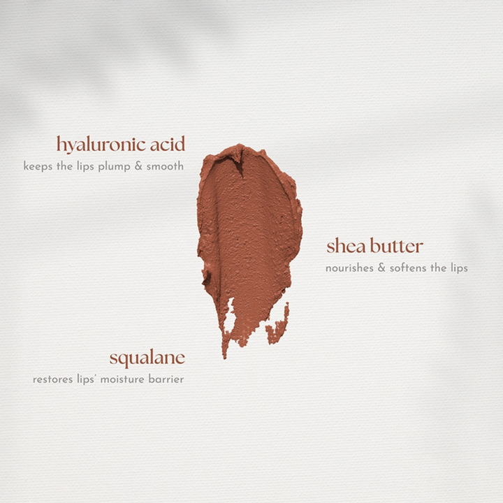 Absidy Beauty Cashmere Kiss Matte Lipstick Heart Evangelista Chai