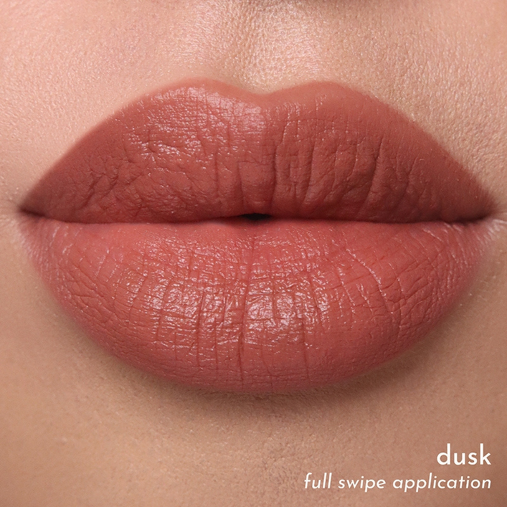 Absidy Beauty Cashmere Kiss Matte Lipstick Heart Evangelista Dusk  Swatches Lips Arm Swatches