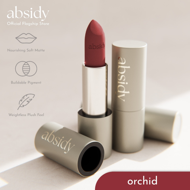 Absidy Beauty Cashmere Kiss Matte Lipstick Heart Evangelista Swatches Lips Arm Swatches Orchid