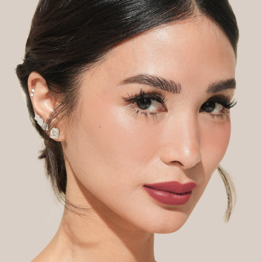 Absidy Beauty Cashmere Kiss Matte Lipstick Heart Evangelista Swatches Lips Arm Swatches Orchid