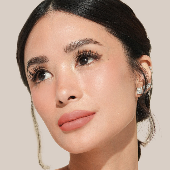 Absidy Beauty Cashmere Kiss Matte Lipstick Heart Evangelista Swatches Lips Arm Swatches Pink skies