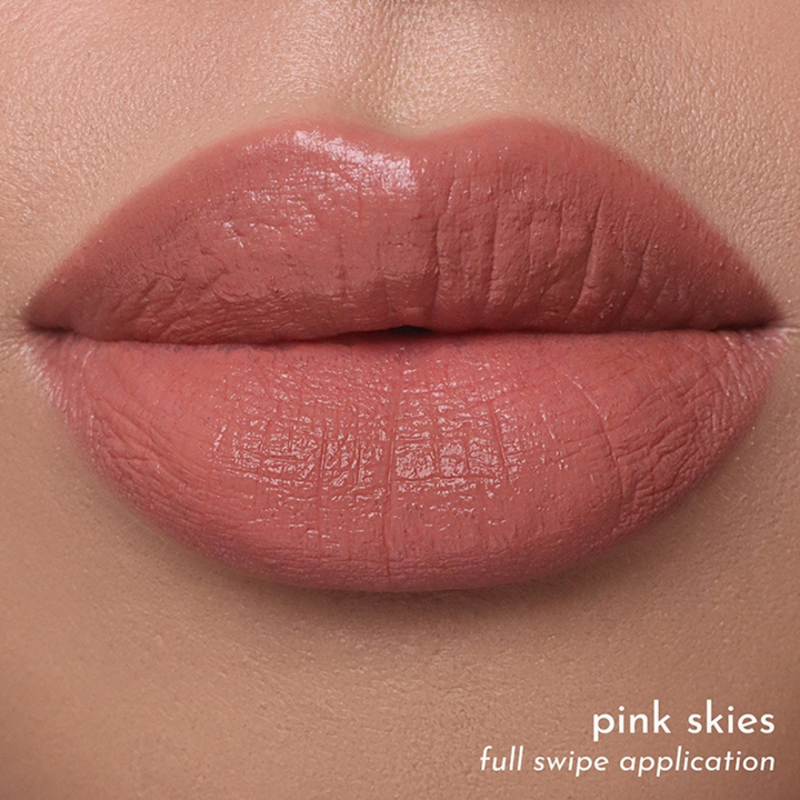 Absidy Beauty Cashmere Kiss Matte Lipstick Heart Evangelista Swatches Lips Arm Swatches Pink skies