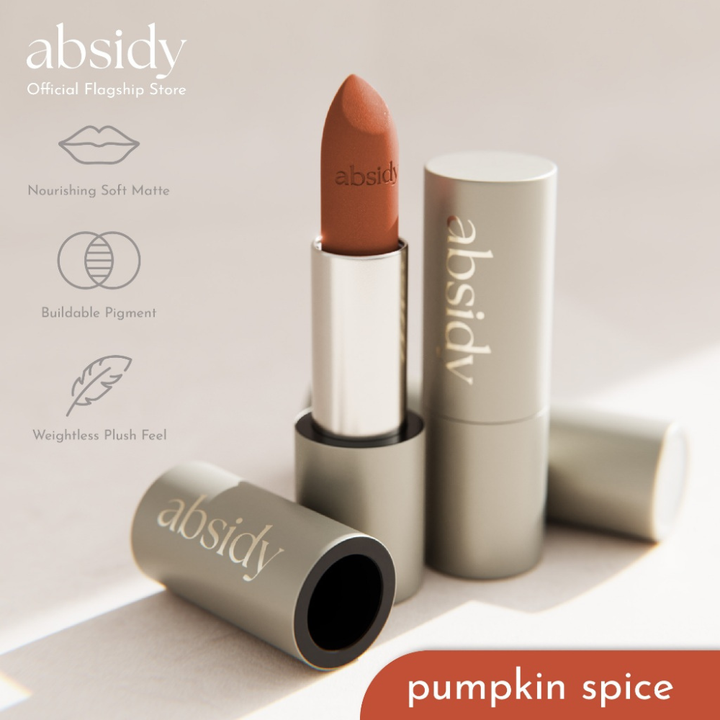 Absidy Beauty Cashmere Kiss Matte Lipstick Heart Evangelista Swatches Lips Arm Swatches Pumpkin spice