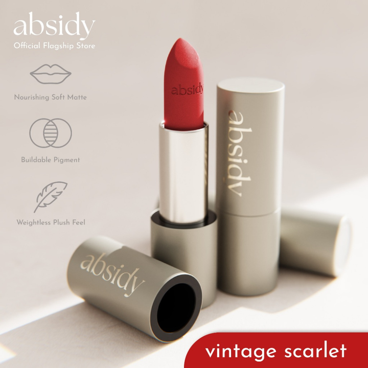 Absidy Beauty Cashmere Kiss Matte Lipstick Heart Evangelista Swatches Lips Arm Swatches Vintage Scarlet