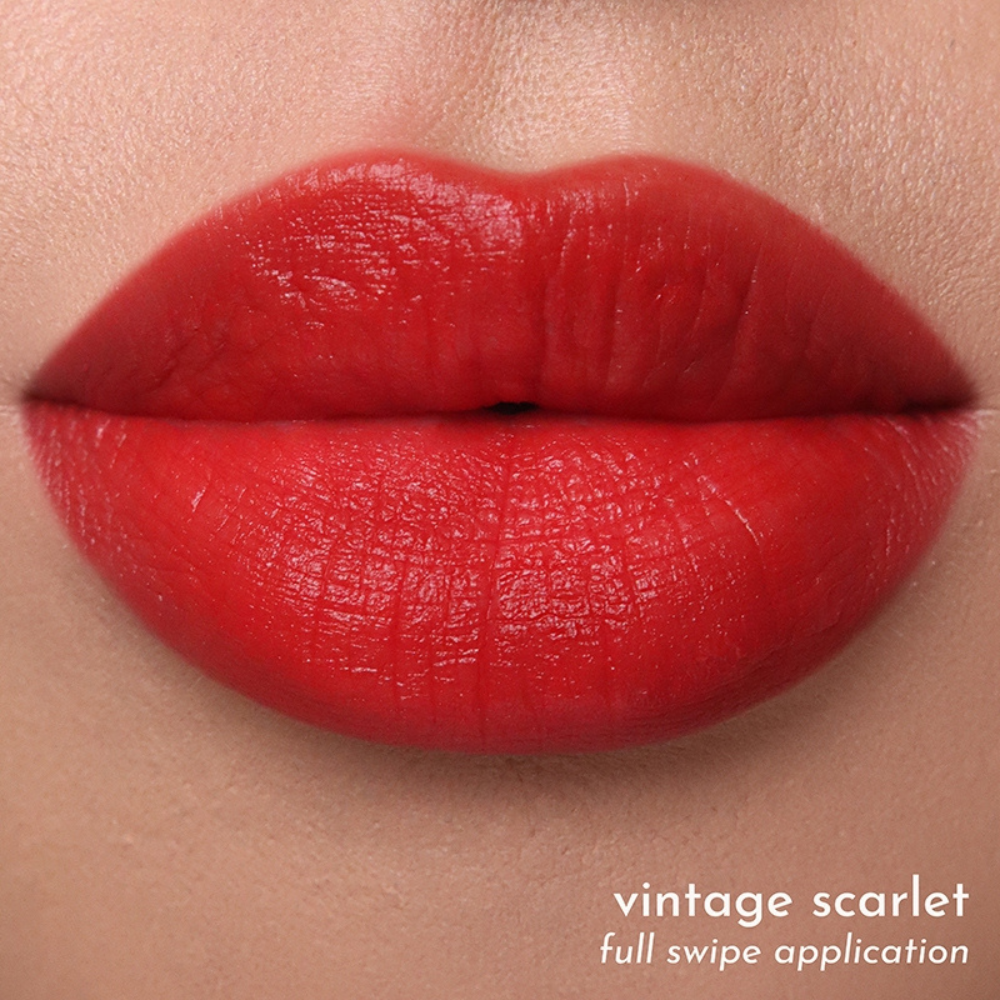 Absidy Beauty Cashmere Kiss Matte Lipstick Heart Evangelista Swatches Lips Arm Swatches Vintage Scarlet