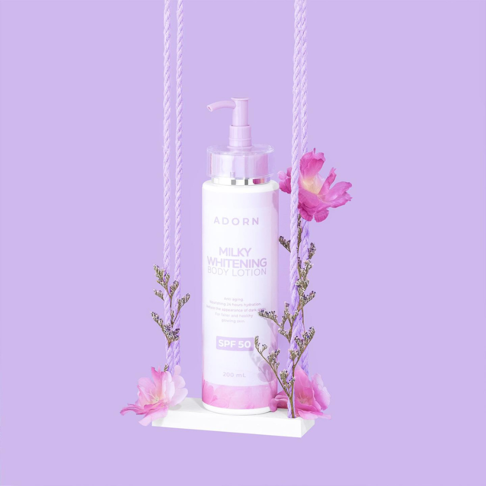 Adorn Milky Whitening Body Lotion SPF50 Calmskin
