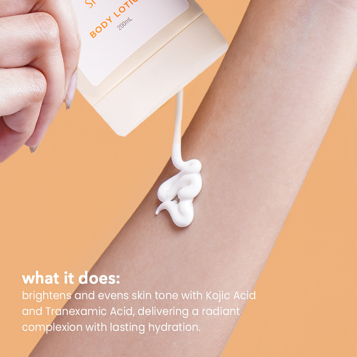 Belo Intensive Brightening Lotion on arm