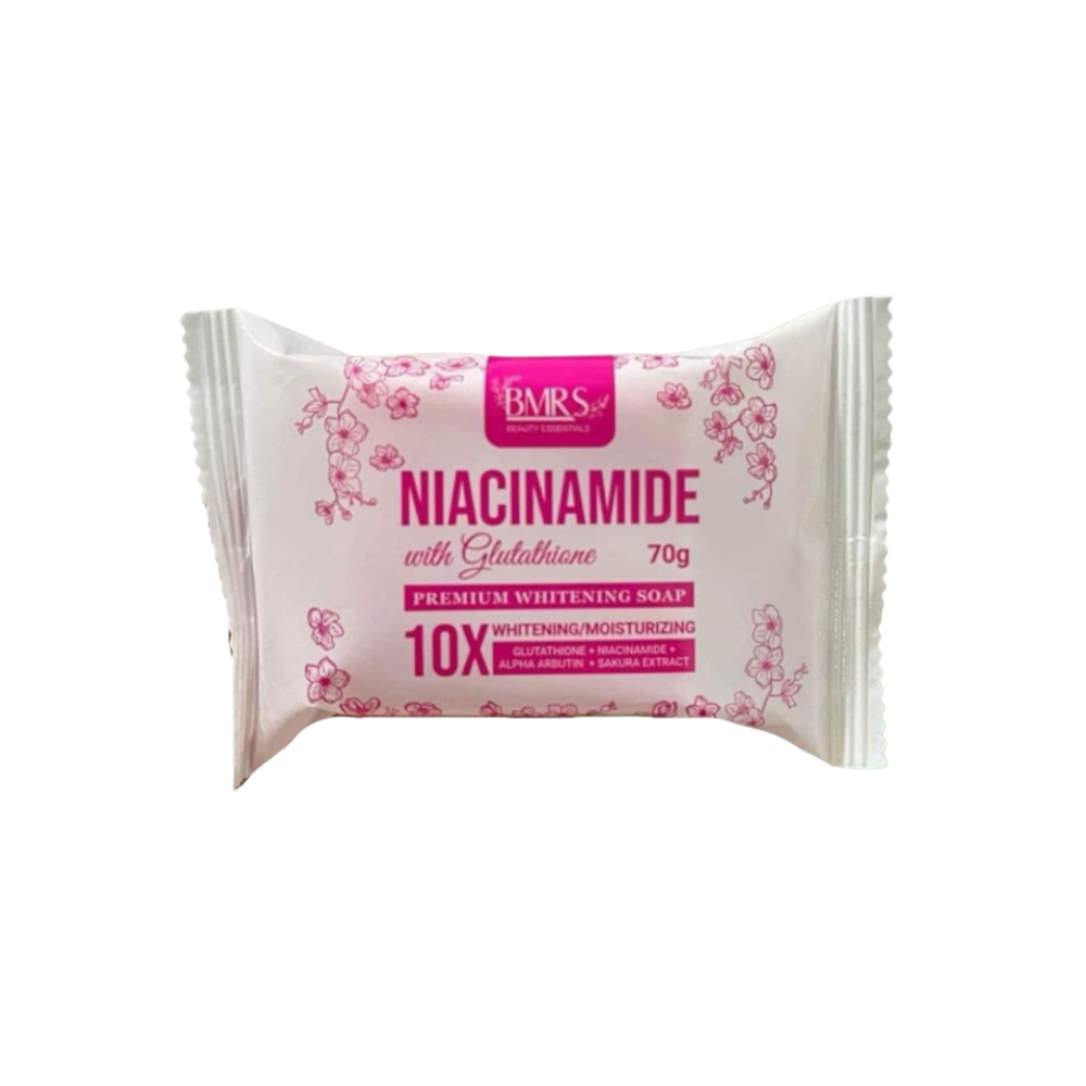 BMRS Beauty Essentials Niacinamide with Glutathione Premium Brightening Soap 70g