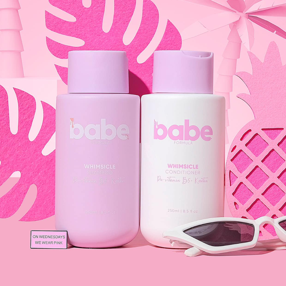 Babe Formula Whimsicle Shampoo and Conditioner - Pro-vitamins B5 + Keratin