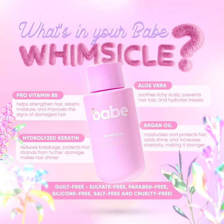 Babe Formula Whimsicle Shampoo and Conditioner - Pro-vitamins B5 + Keratin