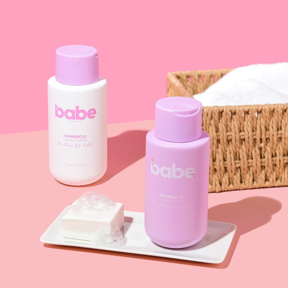 Babe Formula Whimsicle Shampoo and Conditioner - Pro-vitamins B5 + Keratin