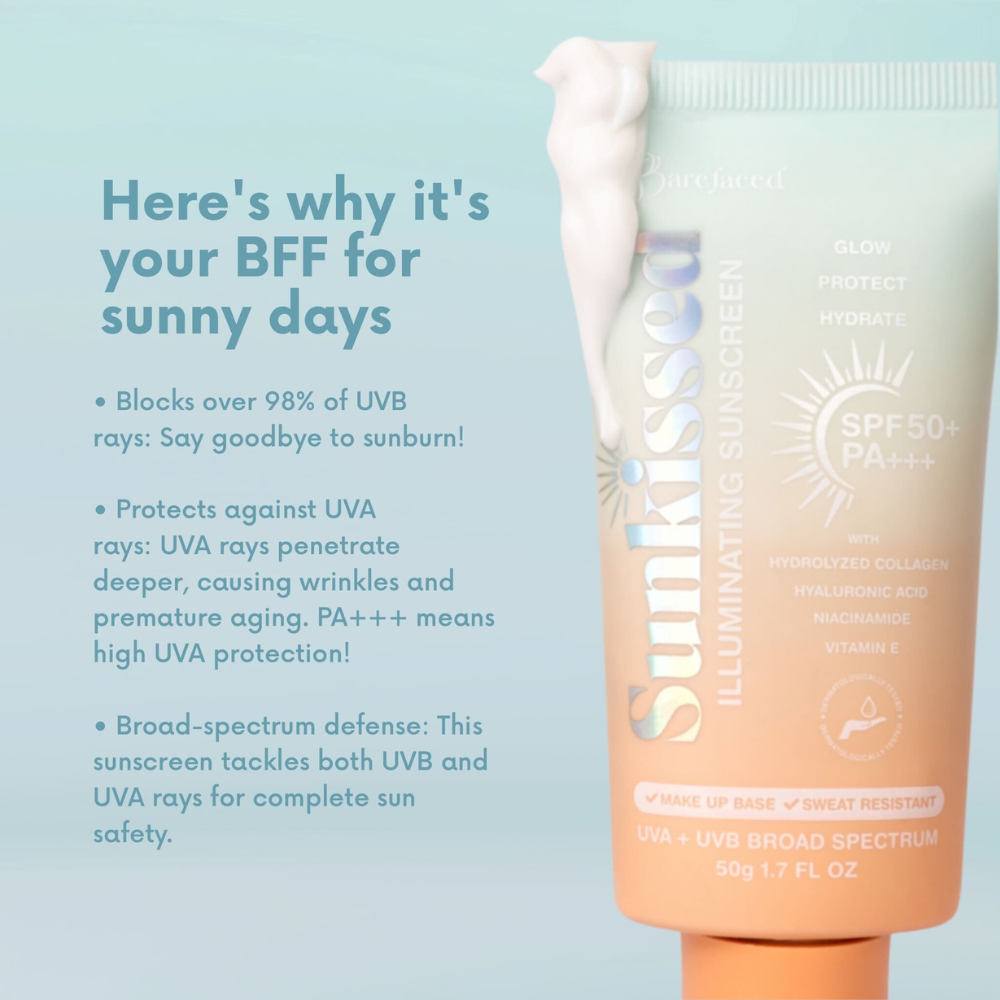 Barefaced Sunkissed Illuminating Sunscreen  Simply Hue