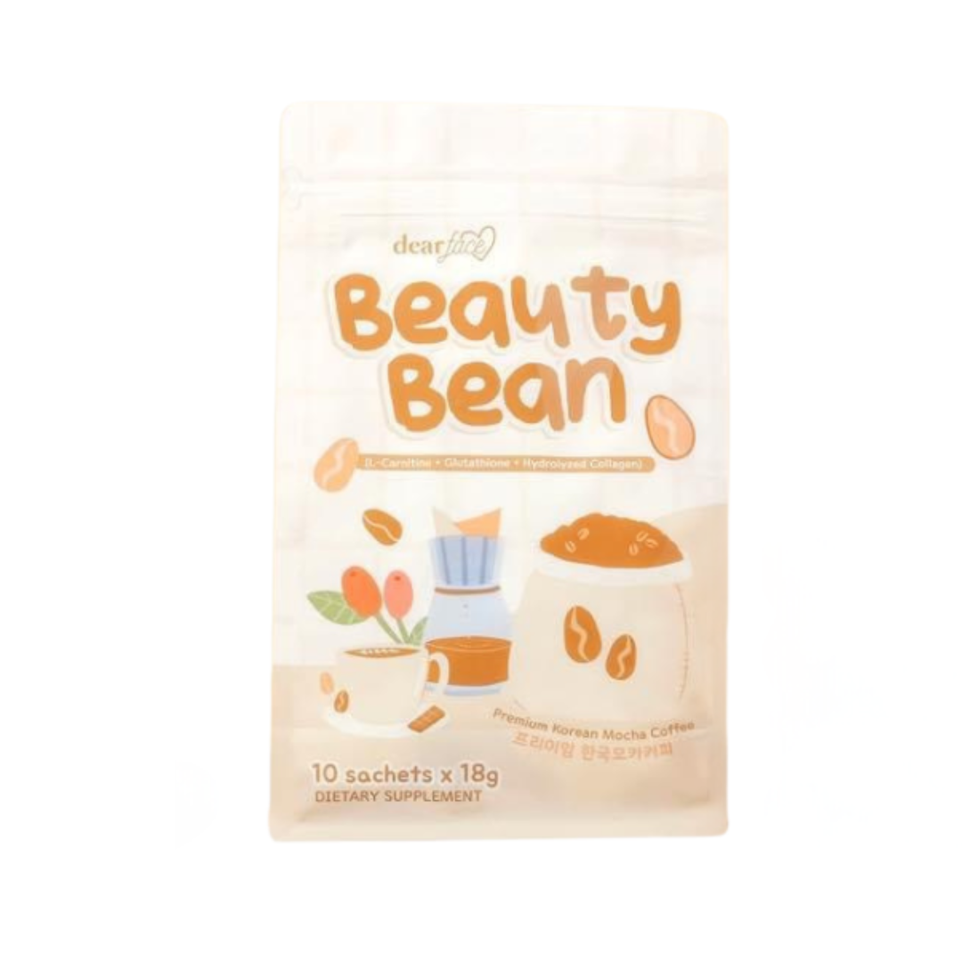 Beauty Bean package on a white background