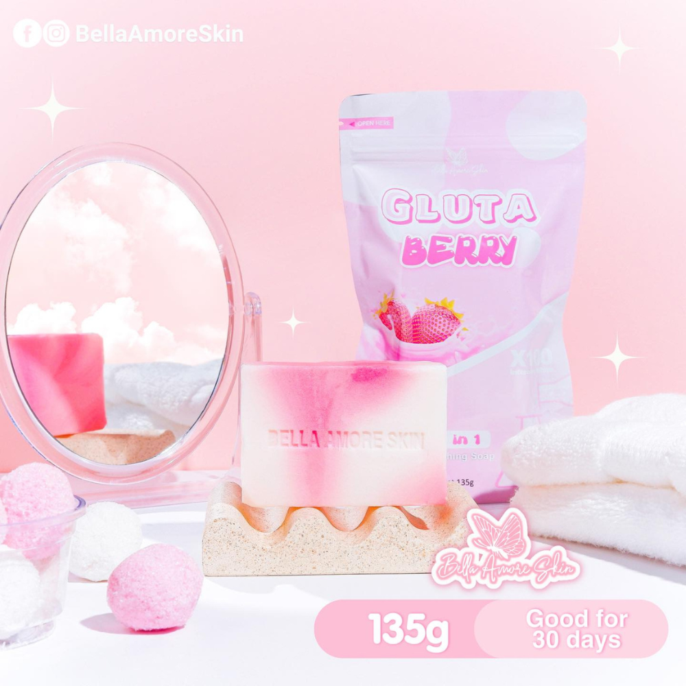 Bella Amore Skin Gluta Berry Soap – PNY BEAUTY