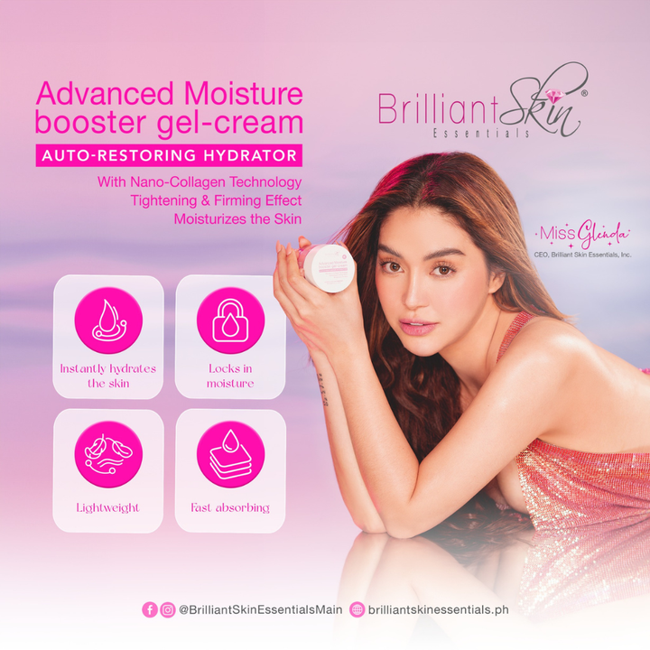 Brilliant Skin Essentials Advanced Moisture Booster Gel Cream Auto-Restoring Hydrator 50g