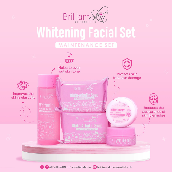 Brilliant Skin Essentials Whitening Facial Set - Maintenance Set