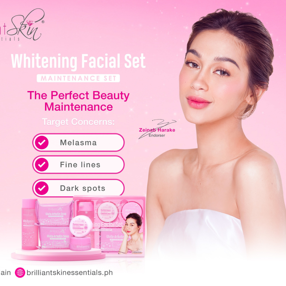 Brilliant Skin Essentials Whitening Facial Set - Maintenance Set