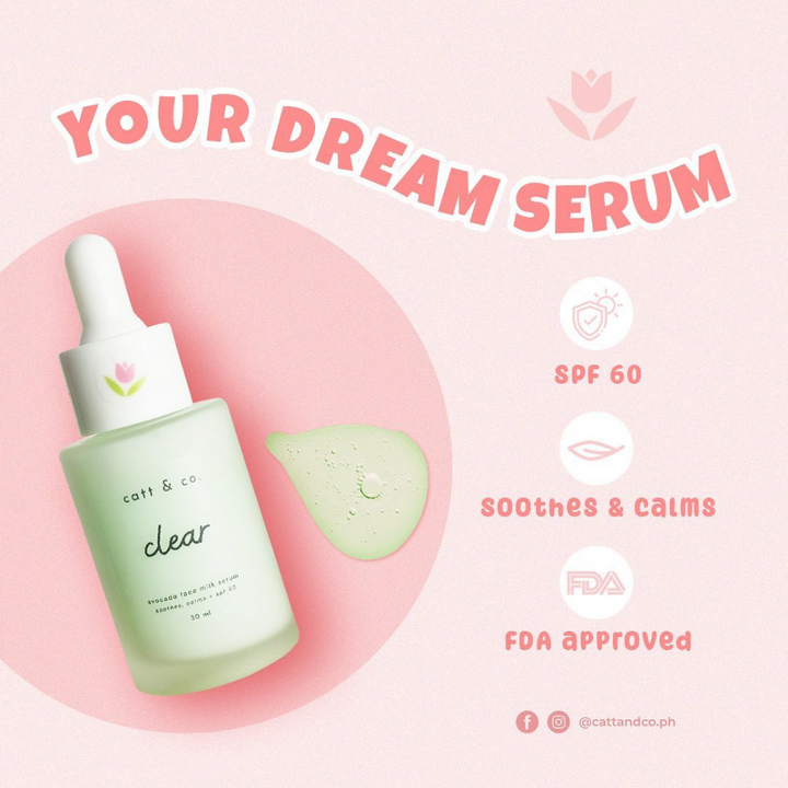 Catt and Co Clear Face Serum - Soothes and Calms