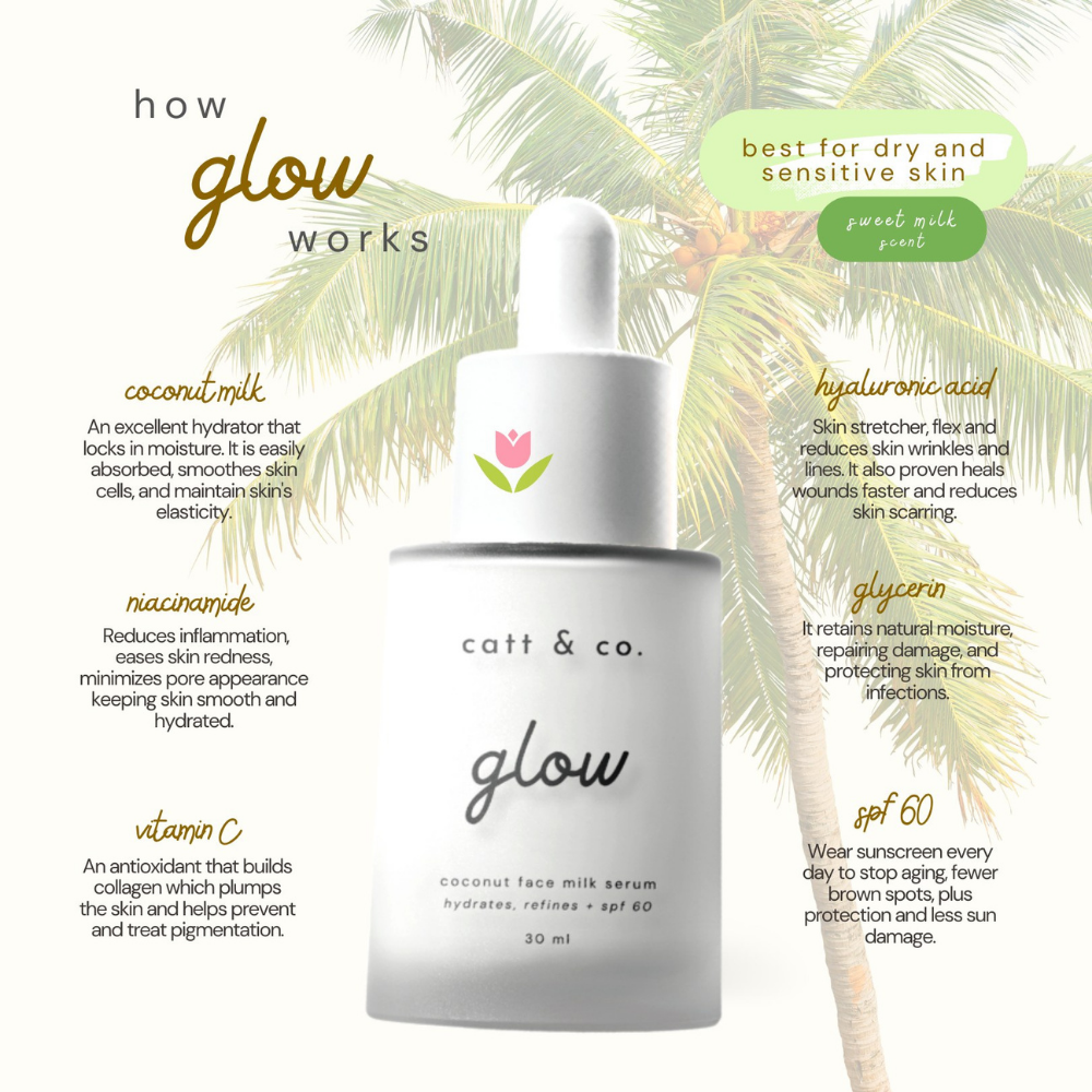 Catt & Co. Face Milk SerumsCatt and Co Glow Face Serum - Hydrates and Refines