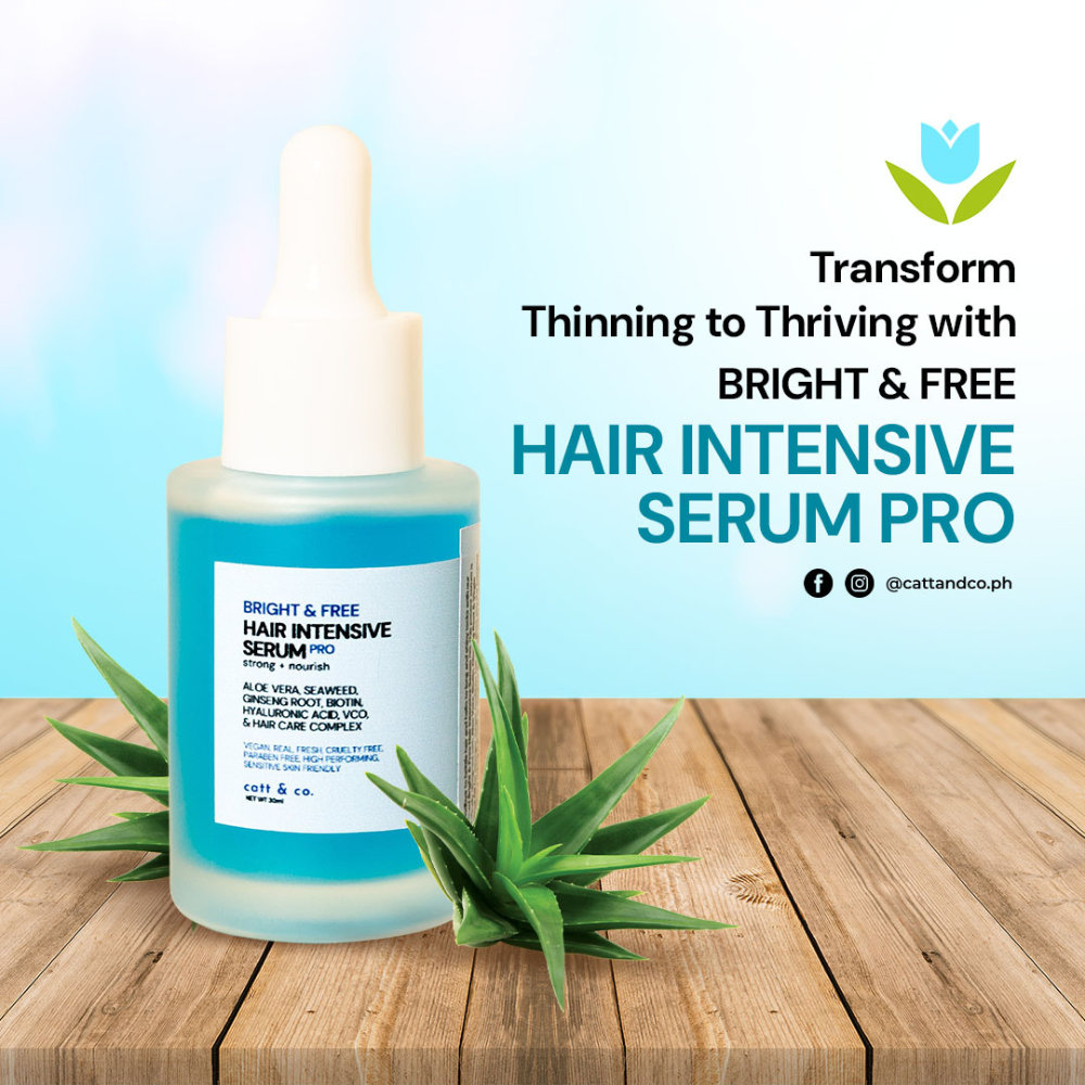 Catt and Co Bright and Free Hair Intensive Serum Pro -Strong + Nourish