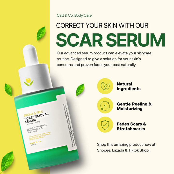 Catt and Co Bright & Free Scar Removal Serum
