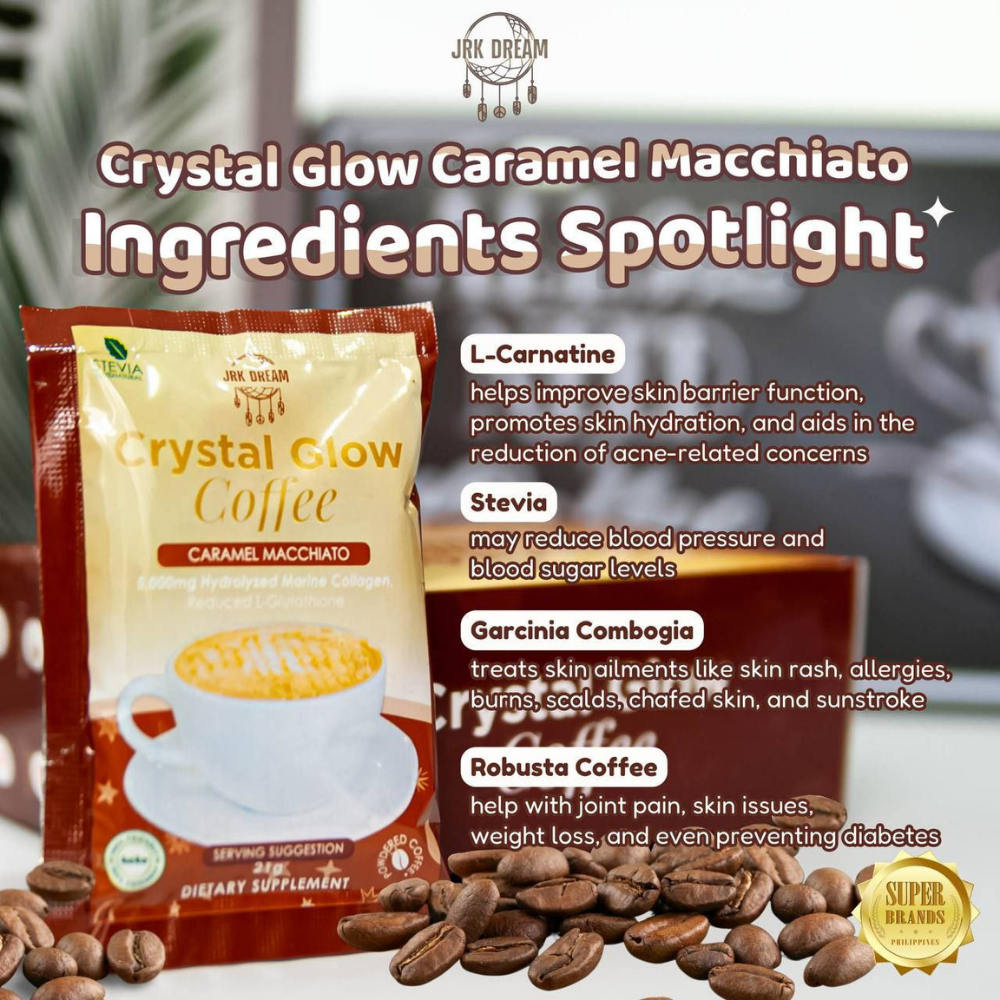 JRK Dream Crystal Glow Coffee Caramel Macchiato Drink